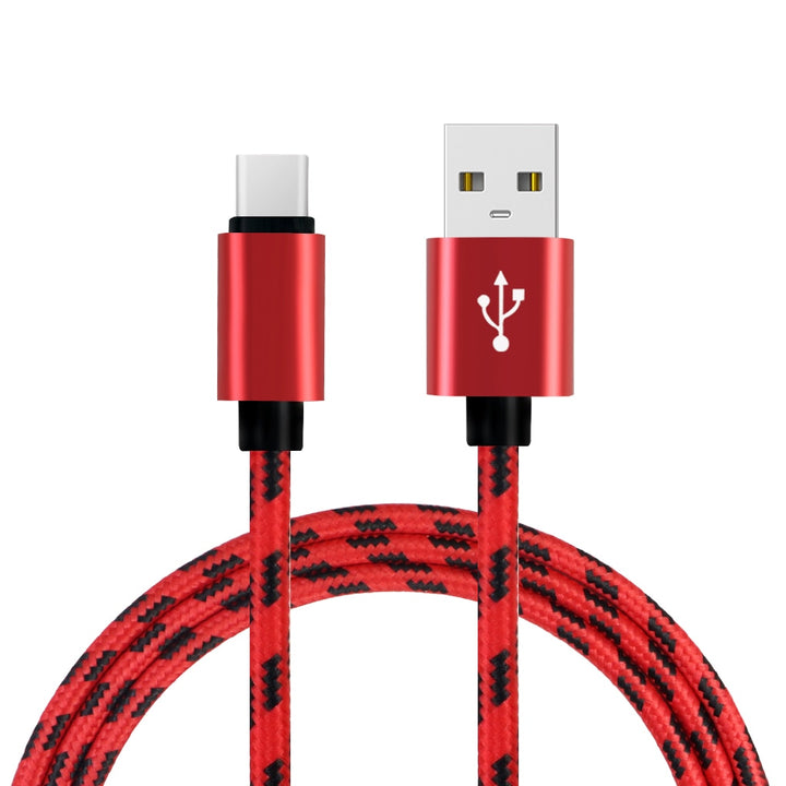 3 ft. Braided Fast USB to Type C USB Data Charger Charging Cable