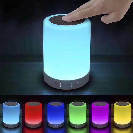 Colorful Night Light With Wireless Bluetooth Speaker