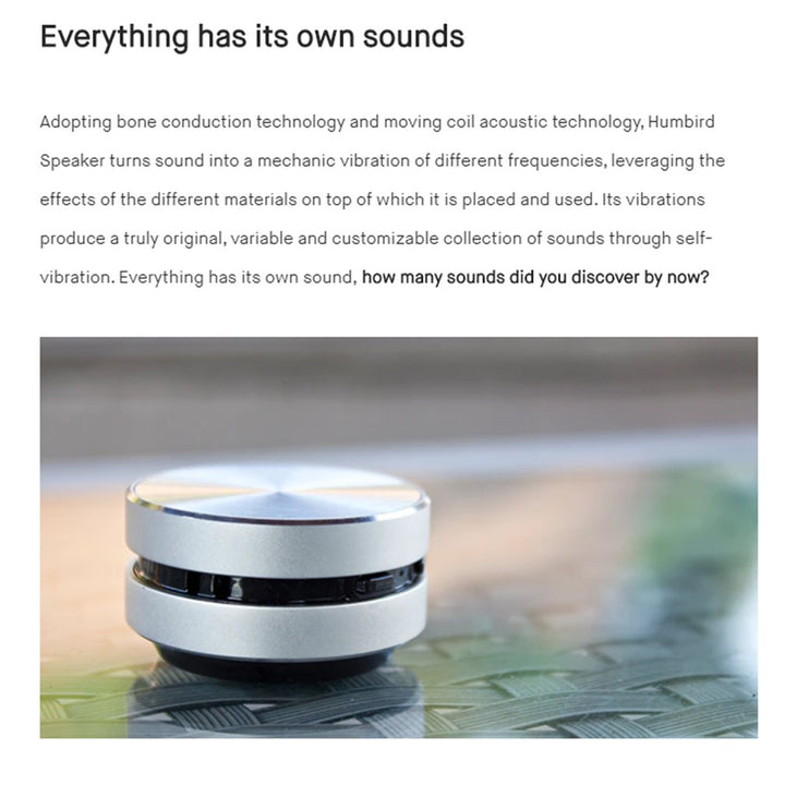 New Bone Conduction Bluetooth Speaker
