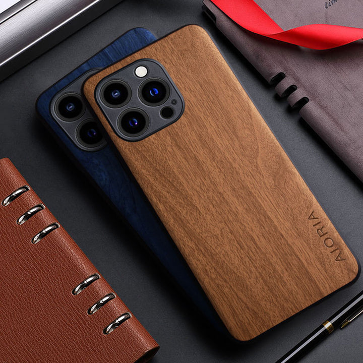 Case for iPhone 14 Pro Max, iPhone 14, iPhone 14 Pro, iPhone 14 Plus - Bamboo Wood Pattern Shock-Resistant iPhone case