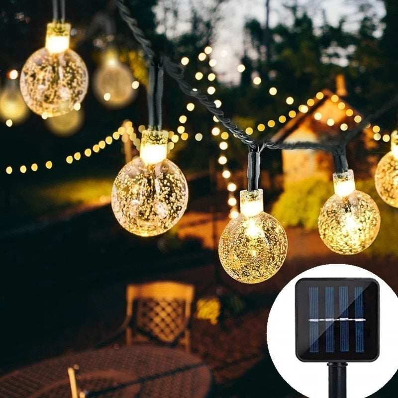 8 Modes Solar LED String Lights
